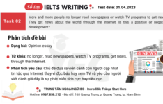 Đề thi IELTS Writing Task 2 ngày 01/04/2023 IELTS Writing 2023 – de-thi-task 2-ngay 1.4.2023
