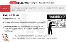 Đề thi IELTS Writing Task 2 ngày 11/05/2023 Đề thi IELTS Writing Task 2 ngày 11.05.2023