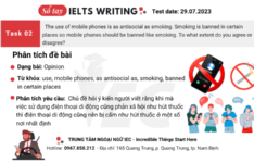 Đề thi IELTS Writing Task 2 ngày 29/07/2023 Đề thi IELTS Writing Task 2 ngày 29.07.2023.